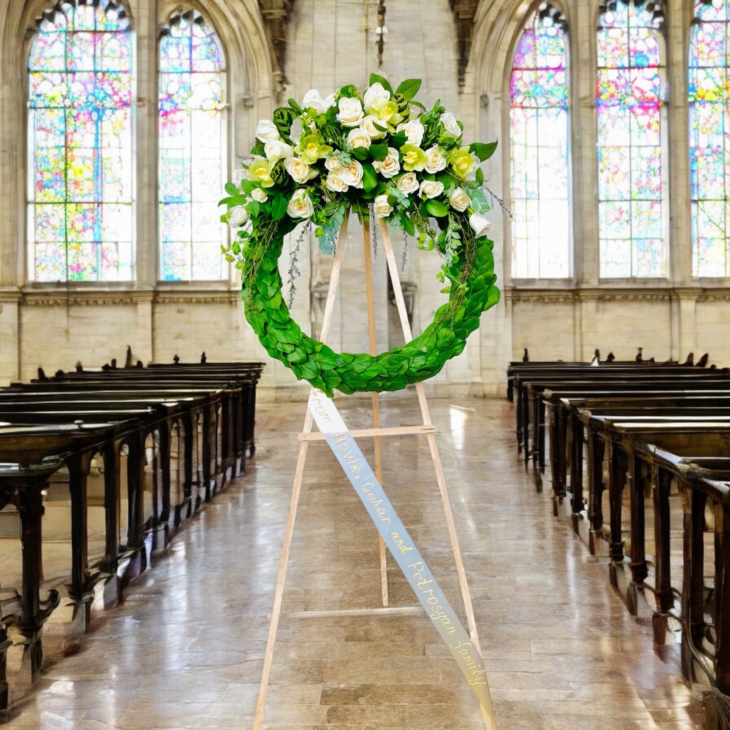 Standard Funeral Wreath (015)