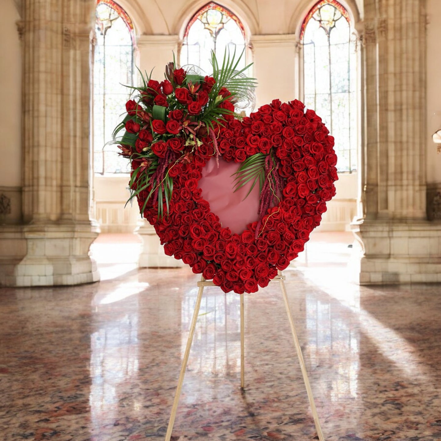 Standard Funeral Heart #009