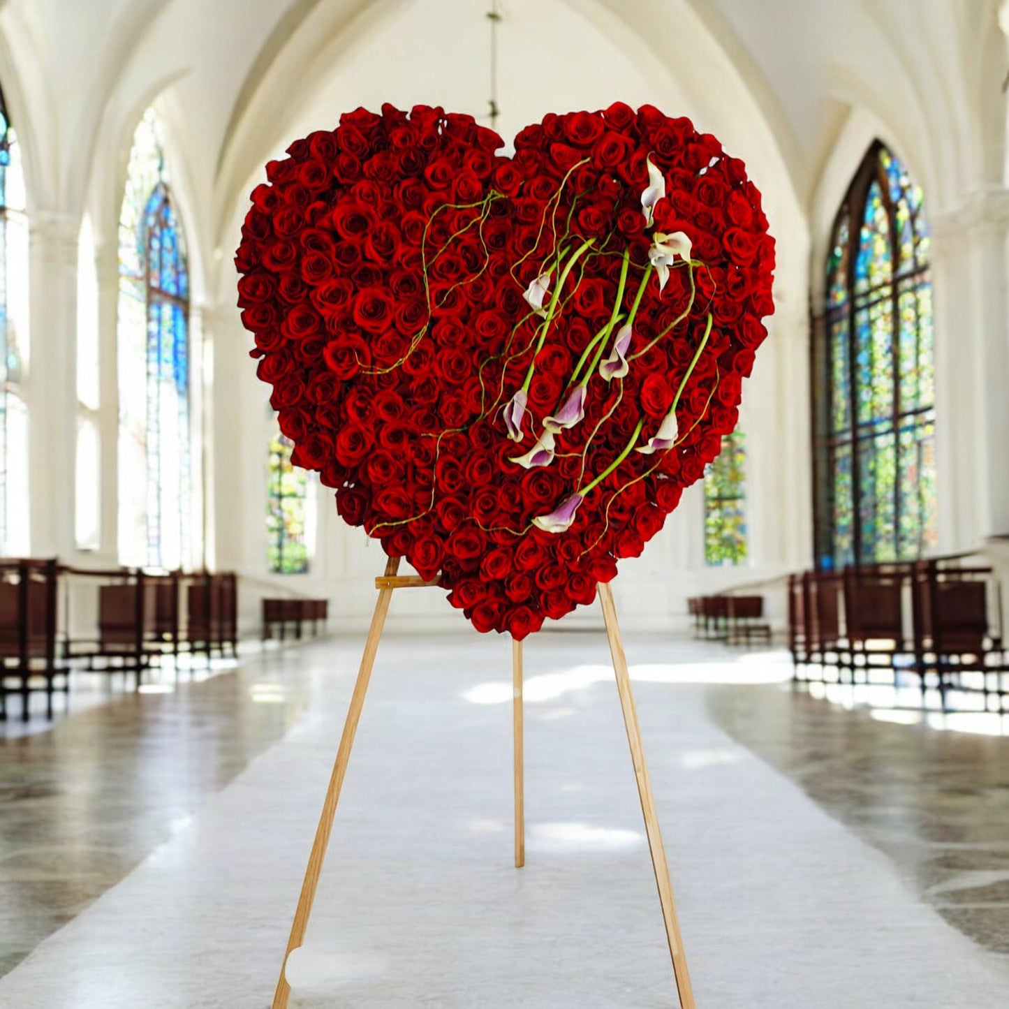 Standard Funeral Heart (007)